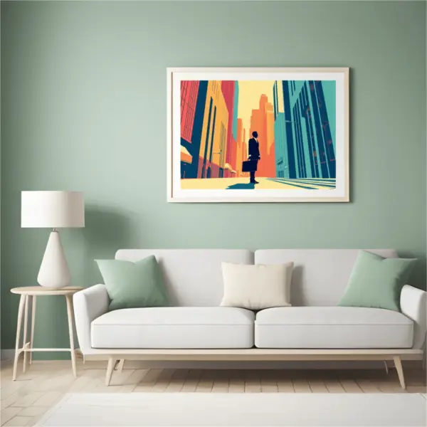 Wall Street Dawn - Wall Street Canvas Art - Image 2