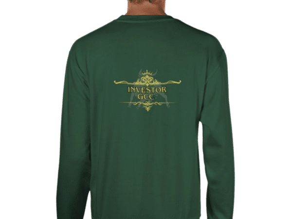 Back view of Regal Investor Sweater, luxury apparel by Investor GCC
