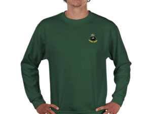 Front view of Regal Investor Sweater, luxury apparel by Investor GCC