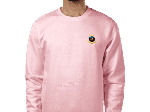 Front view of Premium Investor Sweatshirt Rose, luxury apparel by Investor GCC