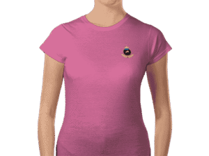 Front view of Regal Rose T-Shirt, luxury apparel by Investor GCC