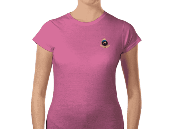 Front view of Regal Rose T-Shirt, luxury apparel by Investor GCC