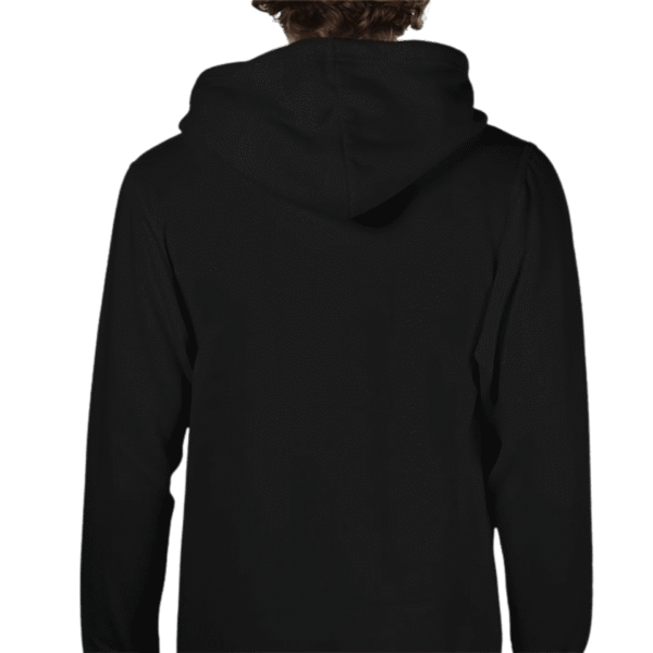 Back view of Crown Victor Hoodie, luxury apparel by Investor GCC